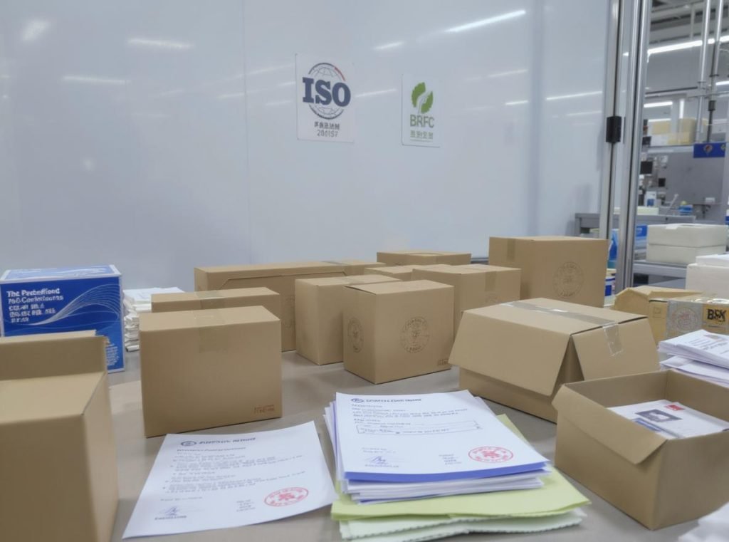 Chinese packaging supplier certifications - ISO BRC quality control inspection
