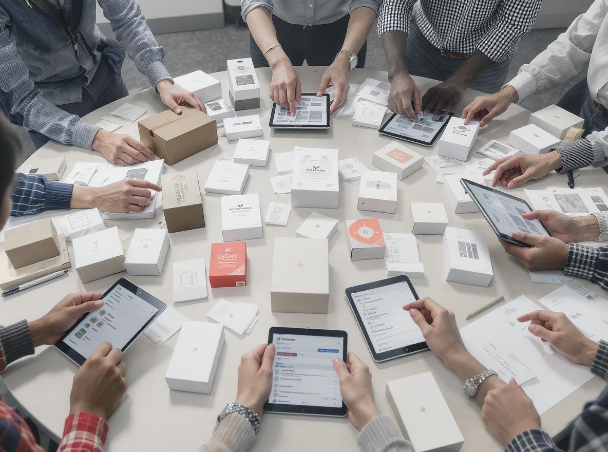 Packaging prototype revision management process with team collaboration and approval workflows