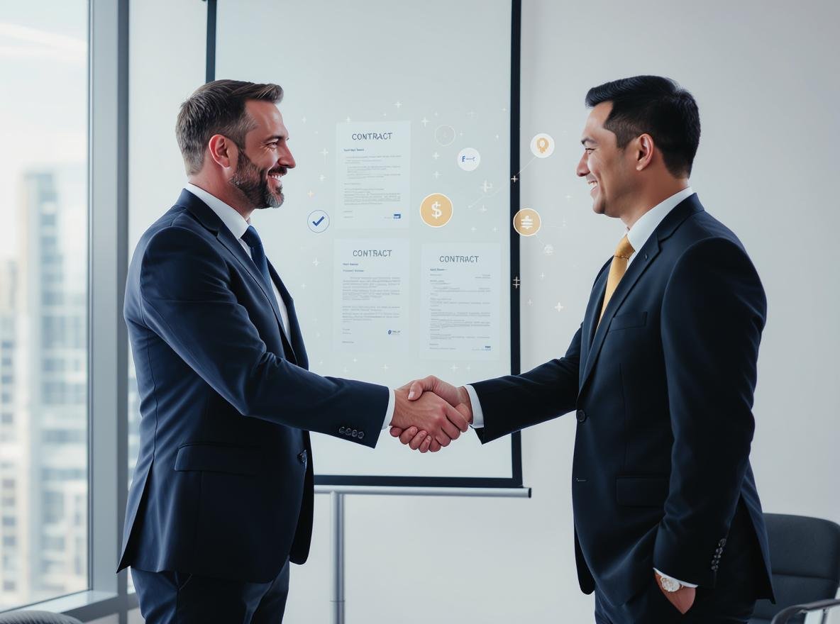 Standard payment terms for wholesale orders from China - business handshake