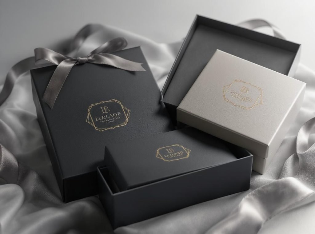 Custom packaging with logo elevating brand unboxing experience
