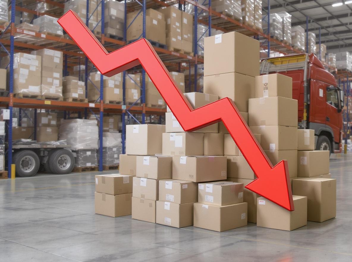 Custom packaging boxes stacked efficiently in warehouse reducing shipping costs