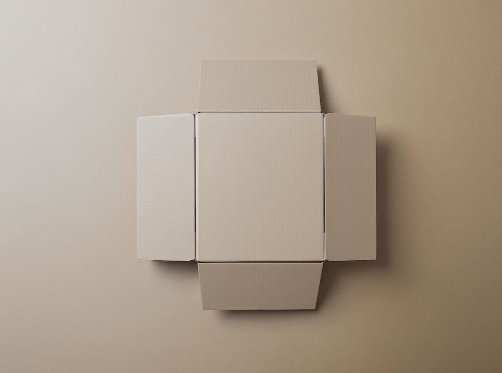 Five-Panel Folder FPF boxes unfolded showing multi-panel construction
