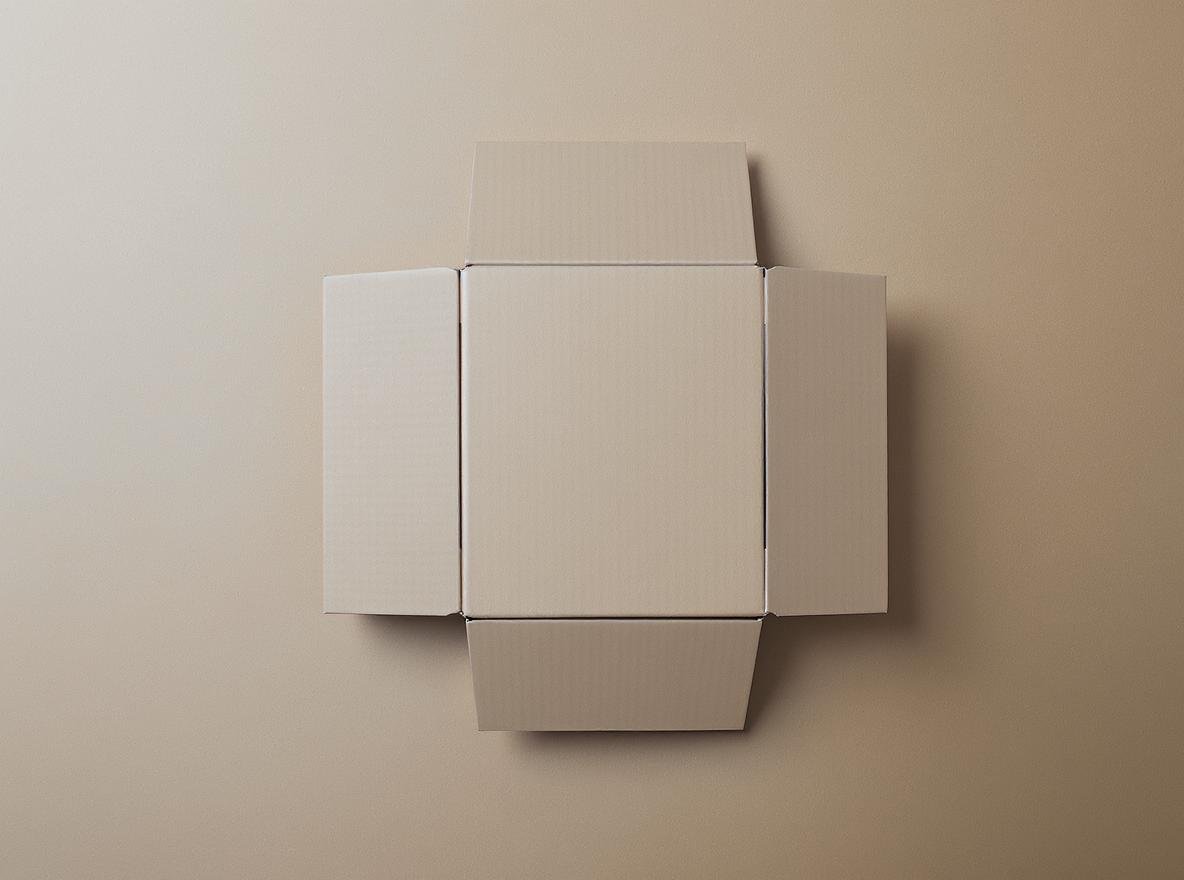 Five-Panel Folder FPF boxes unfolded showing multi-panel construction