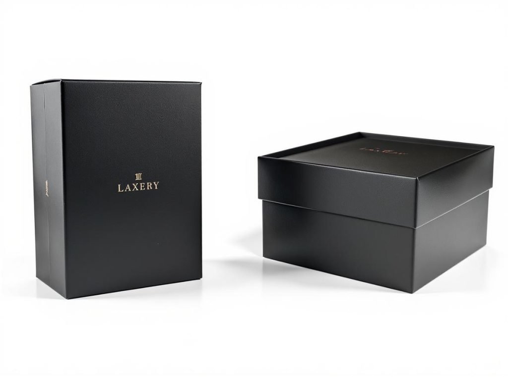 Collapsible vs standard rigid boxes comparison showing assembly difference
