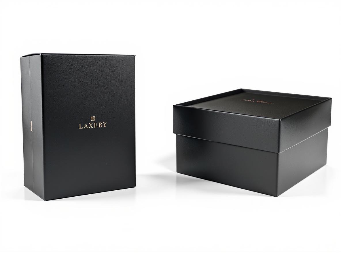 Collapsible vs standard rigid boxes comparison showing assembly difference