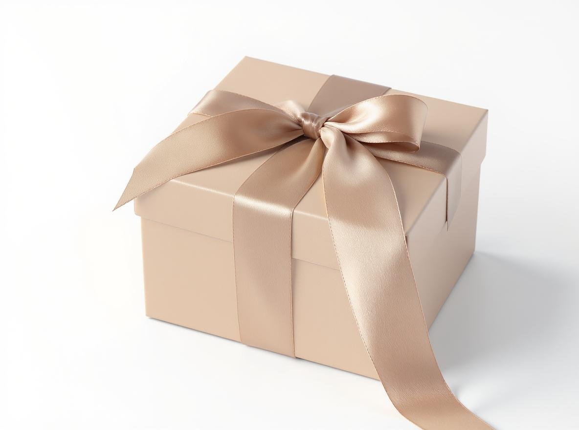 Luxury rigid box with ribbon pull tab for premium packaging