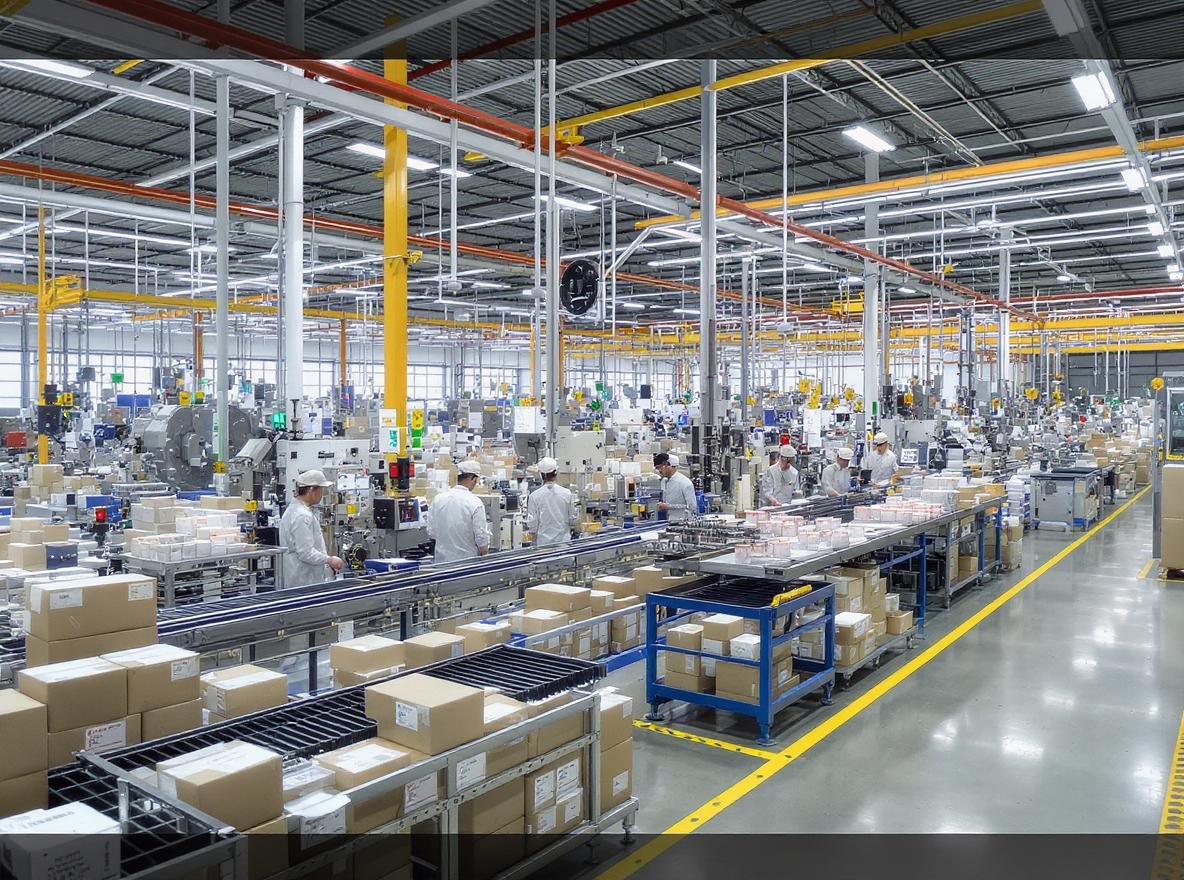 Modern Chinese packaging factory with advanced machinery and quality control systems