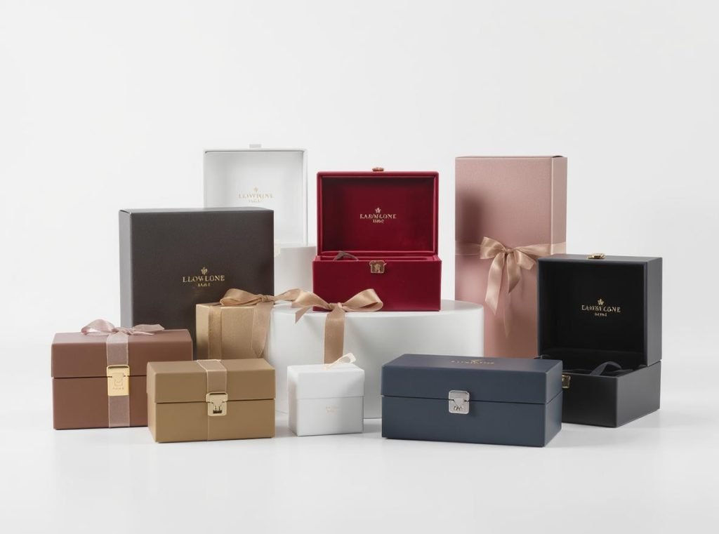 Popular luxury hinged lid rigid boxes for cosmetics, electronics, and jewelry packaging