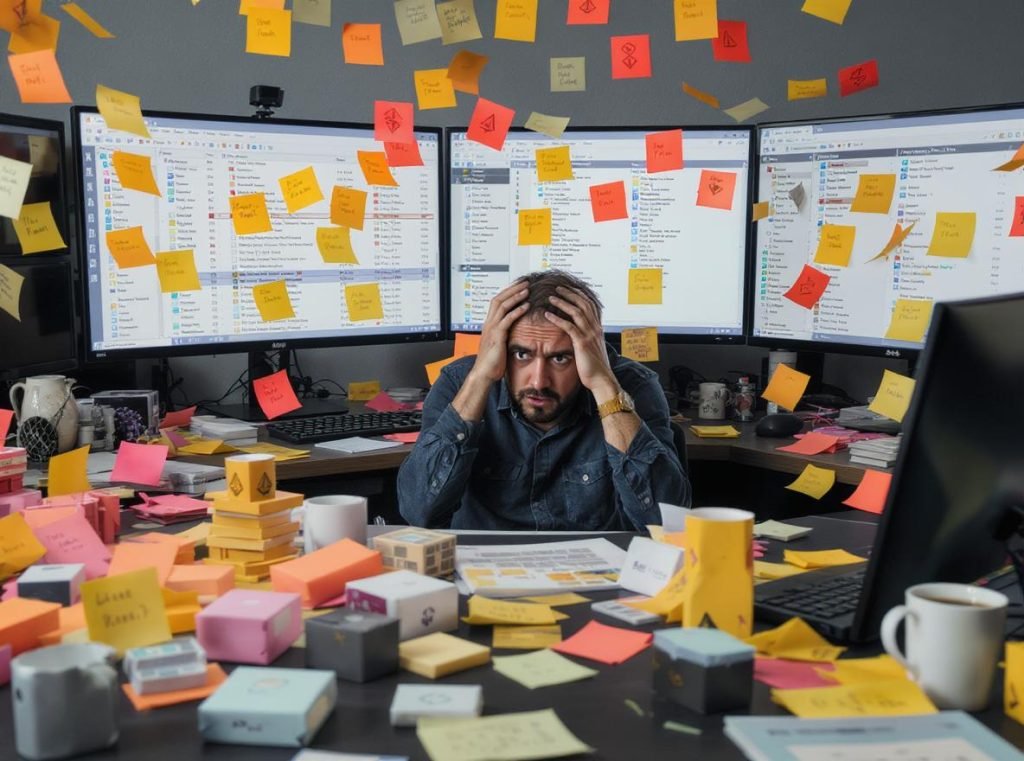 Common packaging prototype revision failures showing scattered feedback and version control issues