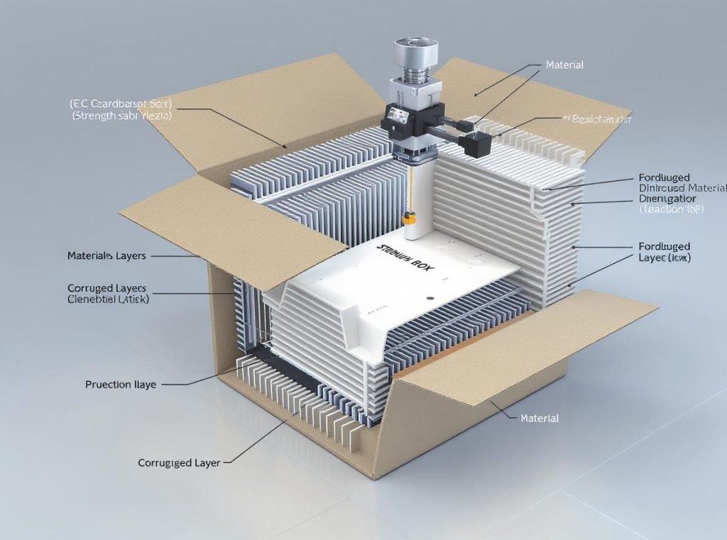 Factors determining cardboard box weight capacity including ECT rating, construction layers, and material quality