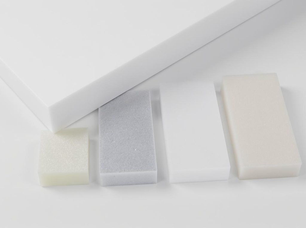 Different types of foam materials for packaging inserts comparison