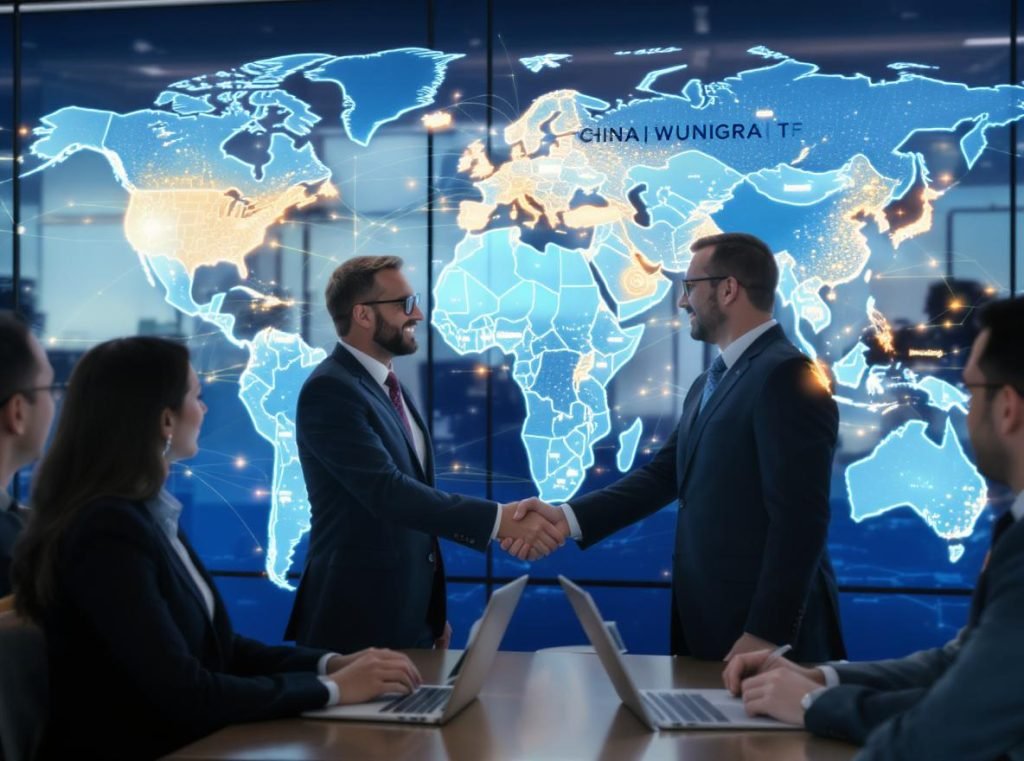 Professional sourcing consultant helping business team with Chinese packaging manufacturer connections