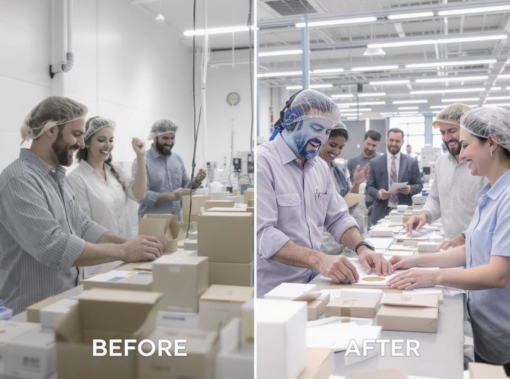 Successful packaging prototype revision management transformation showing improved efficiency and quality