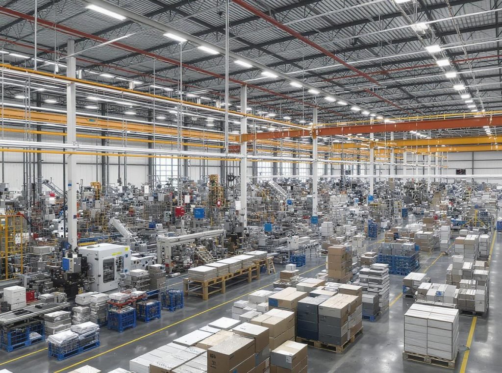 Acreet manufacturing facility producing high-quality custom two piece rigid boxes