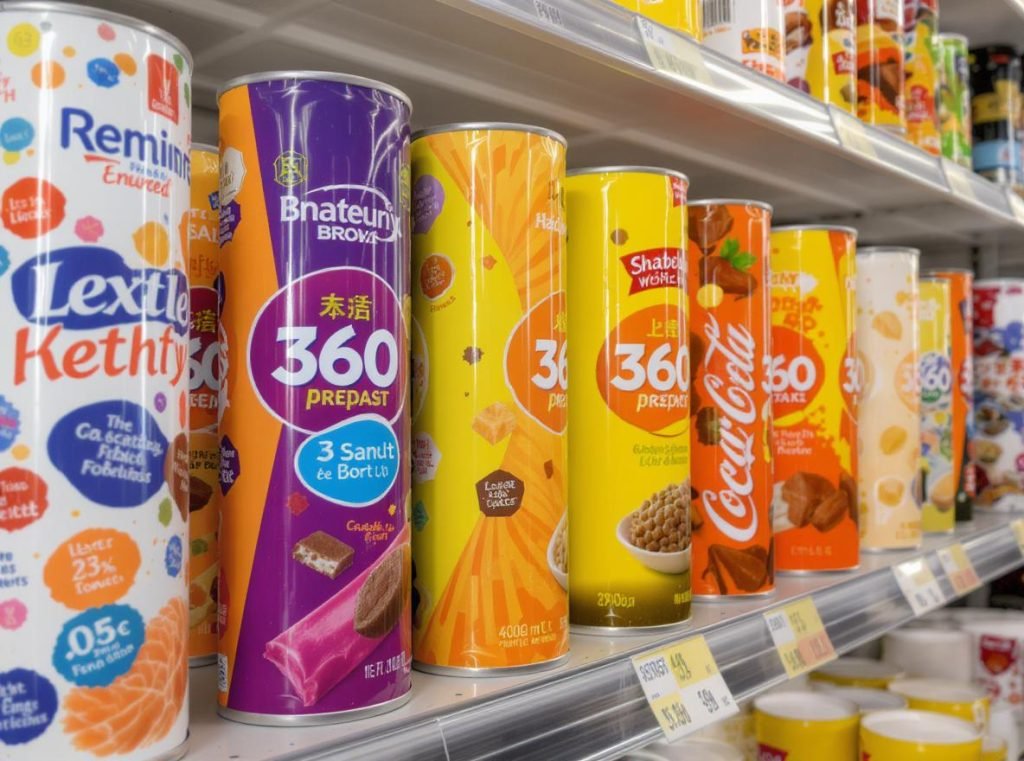 360-degree custom sleeve branding improving product recognition on retail shelves