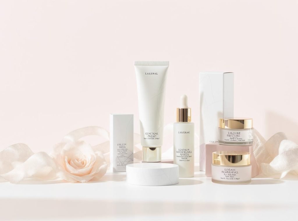 Cylindrical cosmetic packaging tubes and rigid boxes for beauty product applications