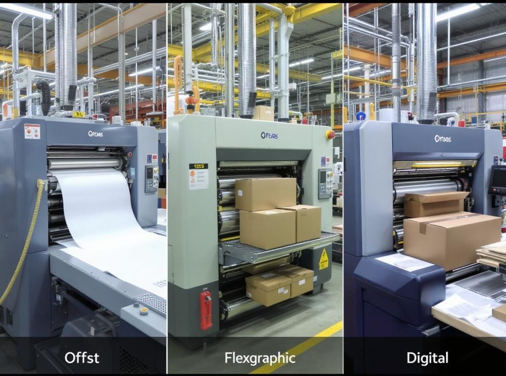 Comparison of printing methods for kraft box manufacturing