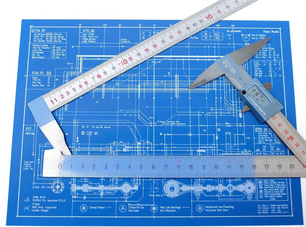 Technical specifications showing quality standards and tolerances for packaging