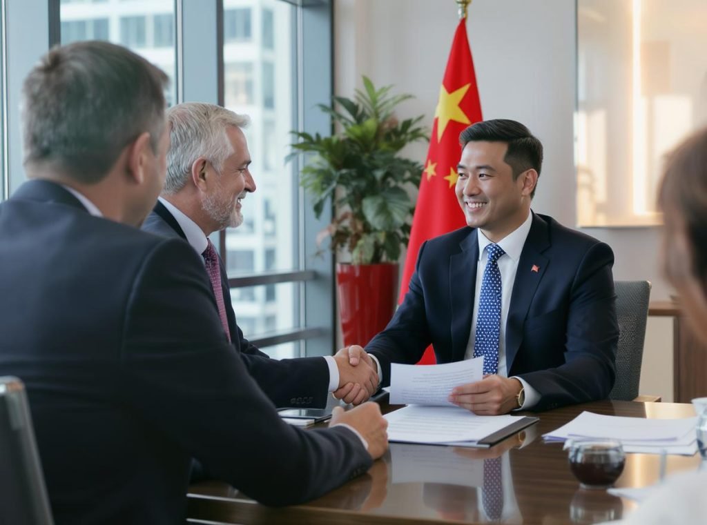 Initial approach to Chinese supplier quality issues - business meeting