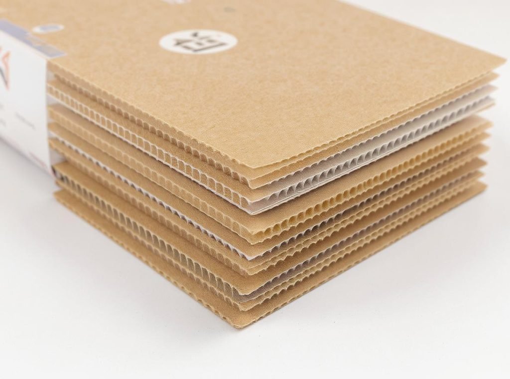Double wall corrugated box 5-layer construction showing dual flute layers and enhanced strength
