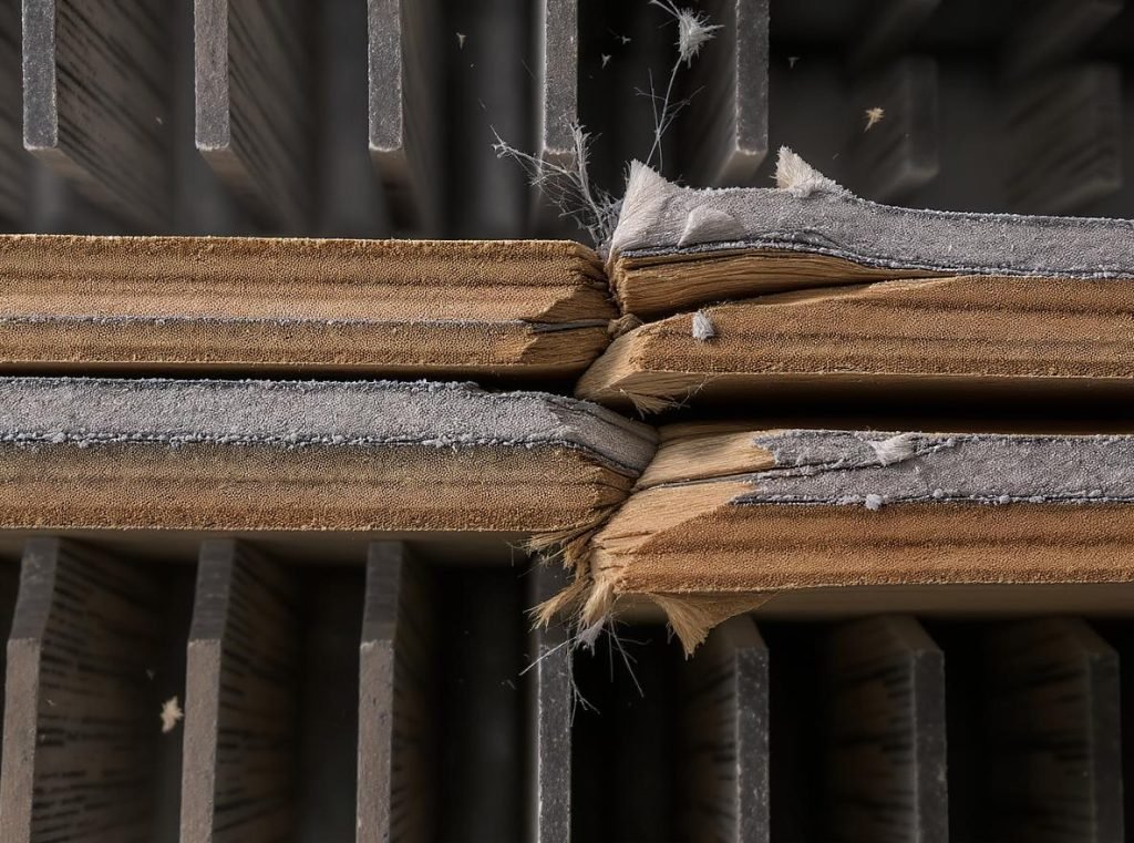 Flute crushing damage in corrugated board from printing pressure
