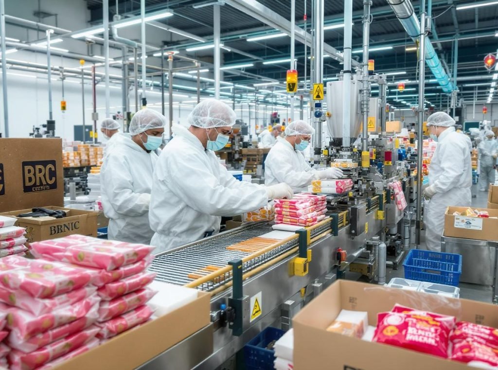 BRC BRCGS packaging standards food safety manufacturing facility