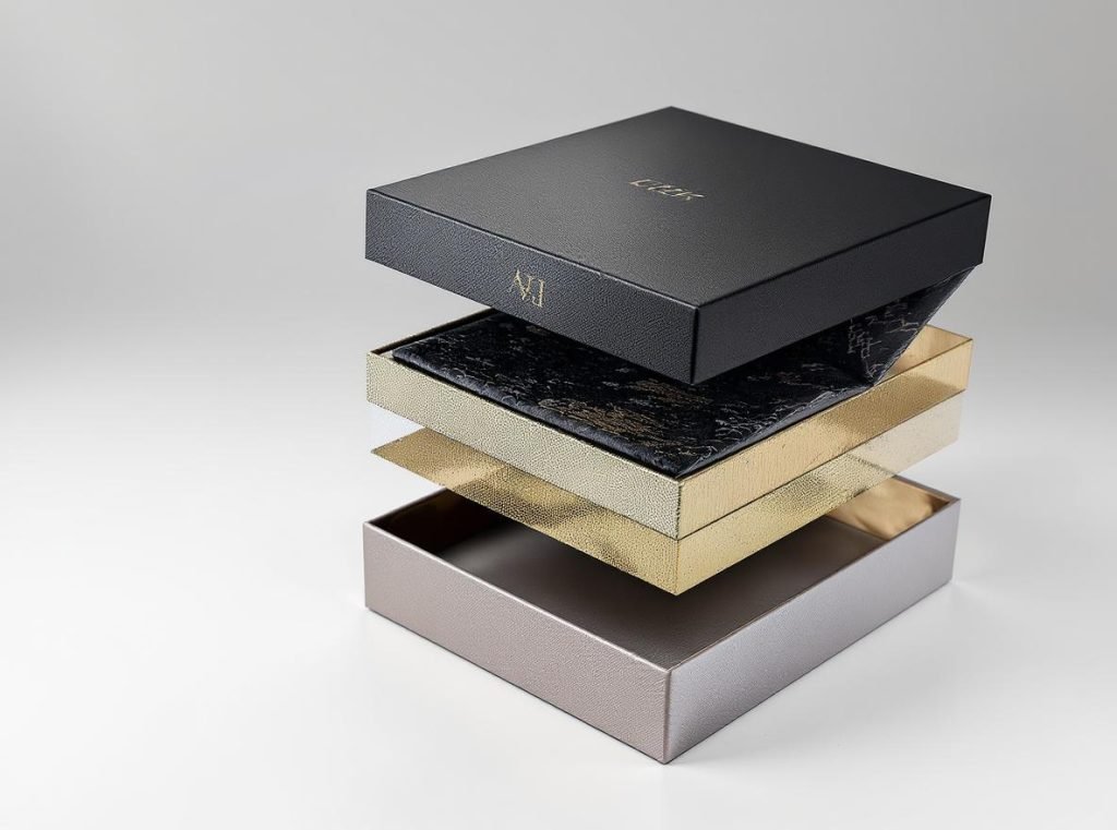Key design elements of value-driven custom packaging including premium materials and finishes