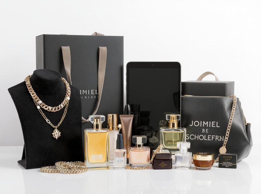 Luxury products ideal for shoulder neck rigid box packaging perfume jewelry electronics