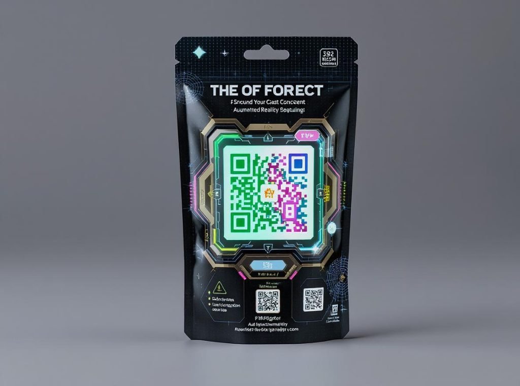 Interactive packaging elements including QR codes and augmented reality features