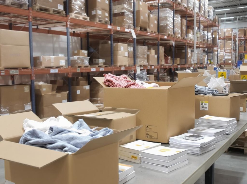 Single wall boxes being used for lightweight e-commerce products like clothing and books
