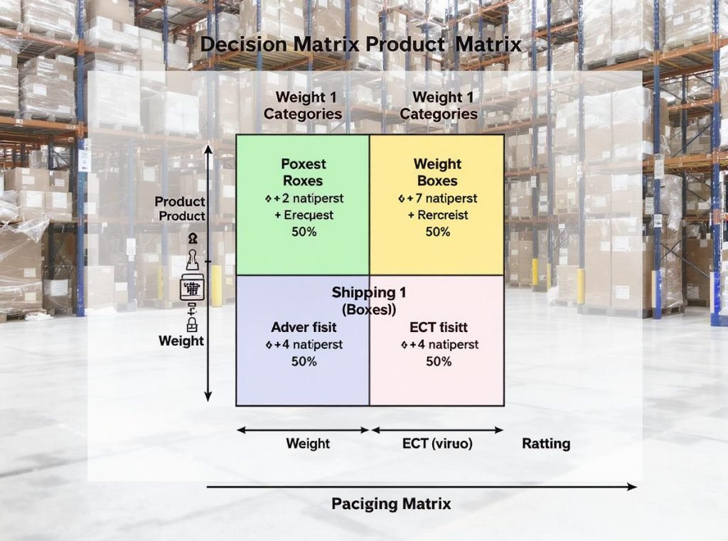 ECT rating selection guide for different products packaging weight requirements
