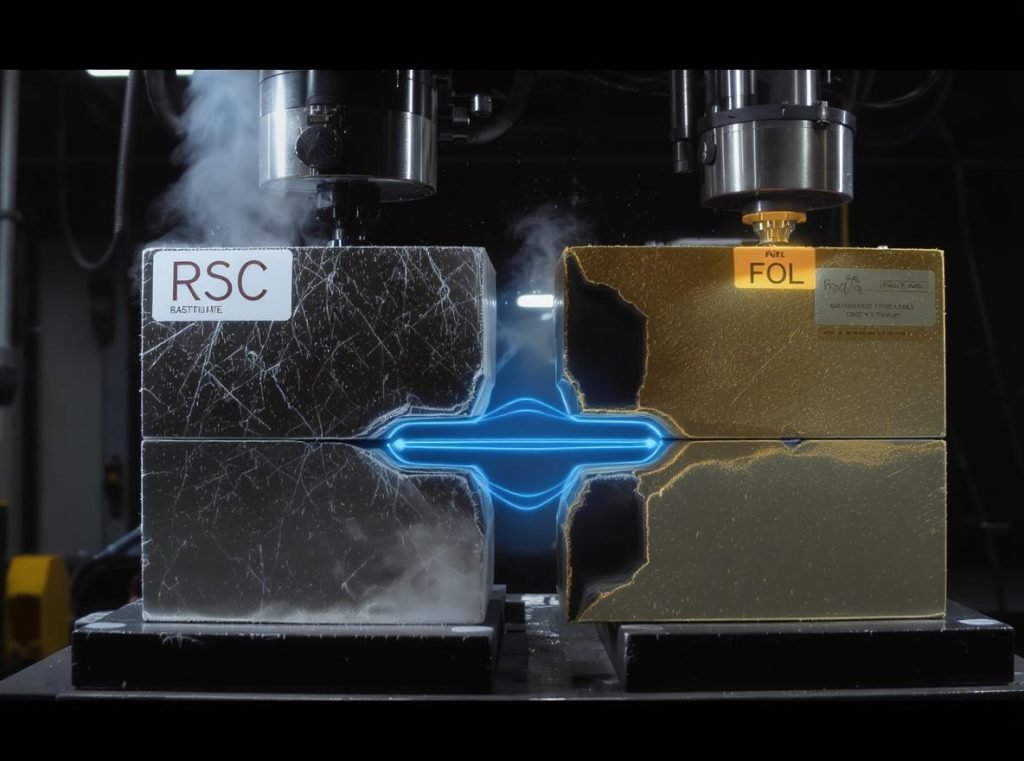 Strength testing comparison between RSC and FOL boxes under pressure