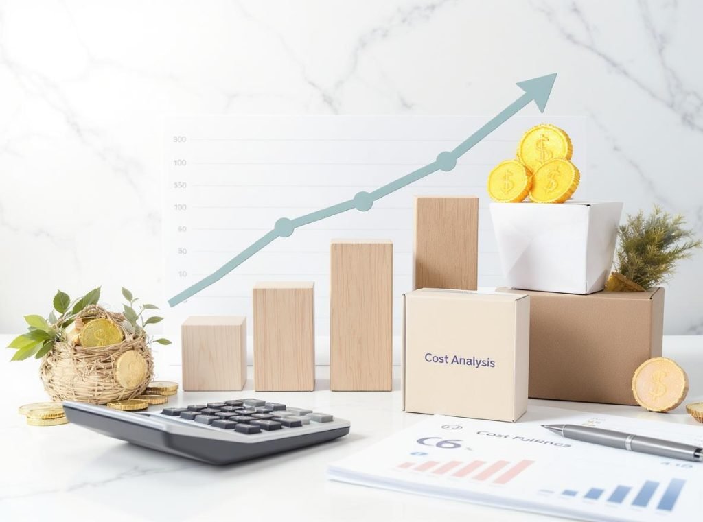 Cost effectiveness analysis comparing collapsible and standard rigid box expenses