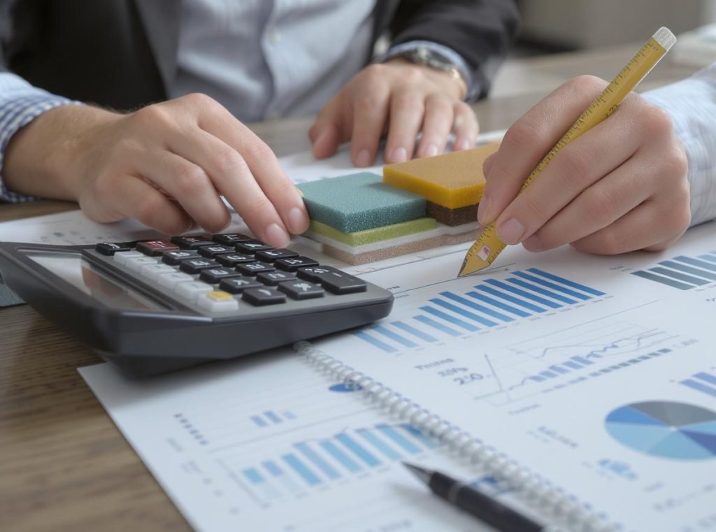 Cost analysis tools for foam insert packaging calculations