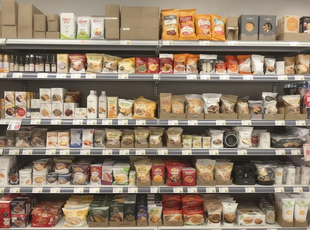 Different retail product categories using paperboard packaging