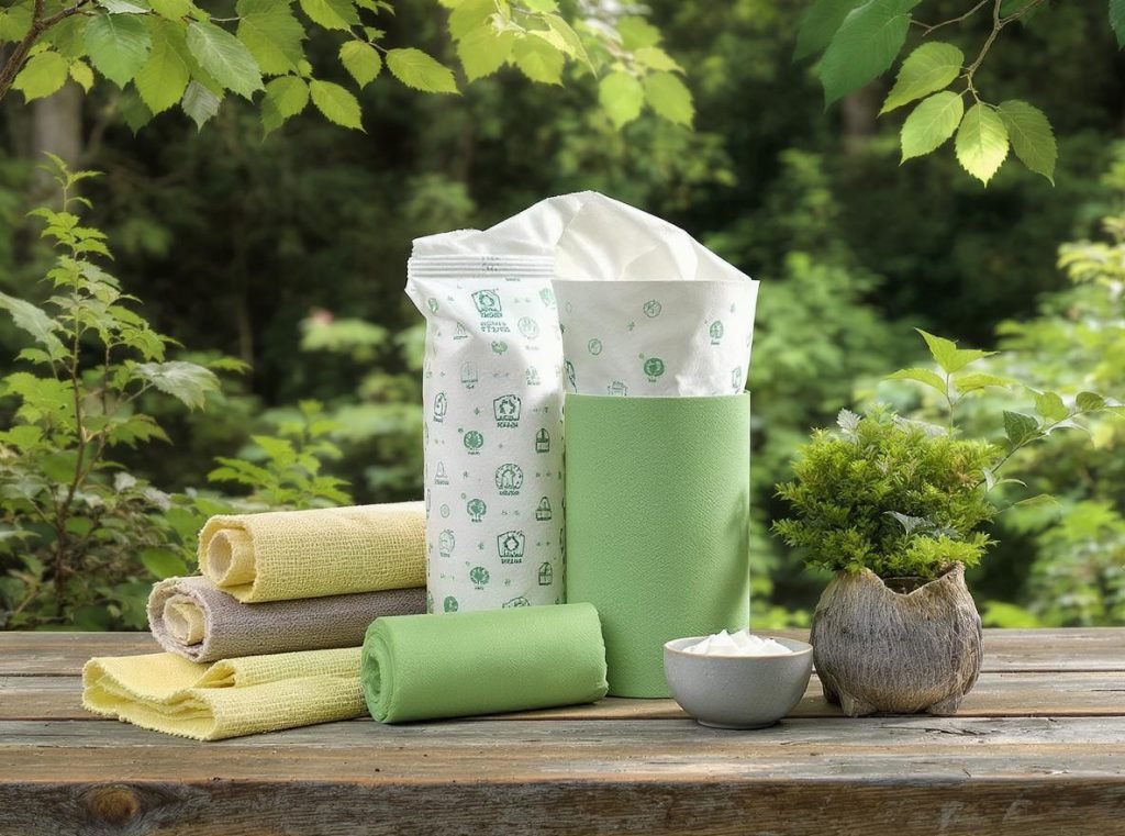 Sustainable eco-friendly custom tissue paper environmental benefits
