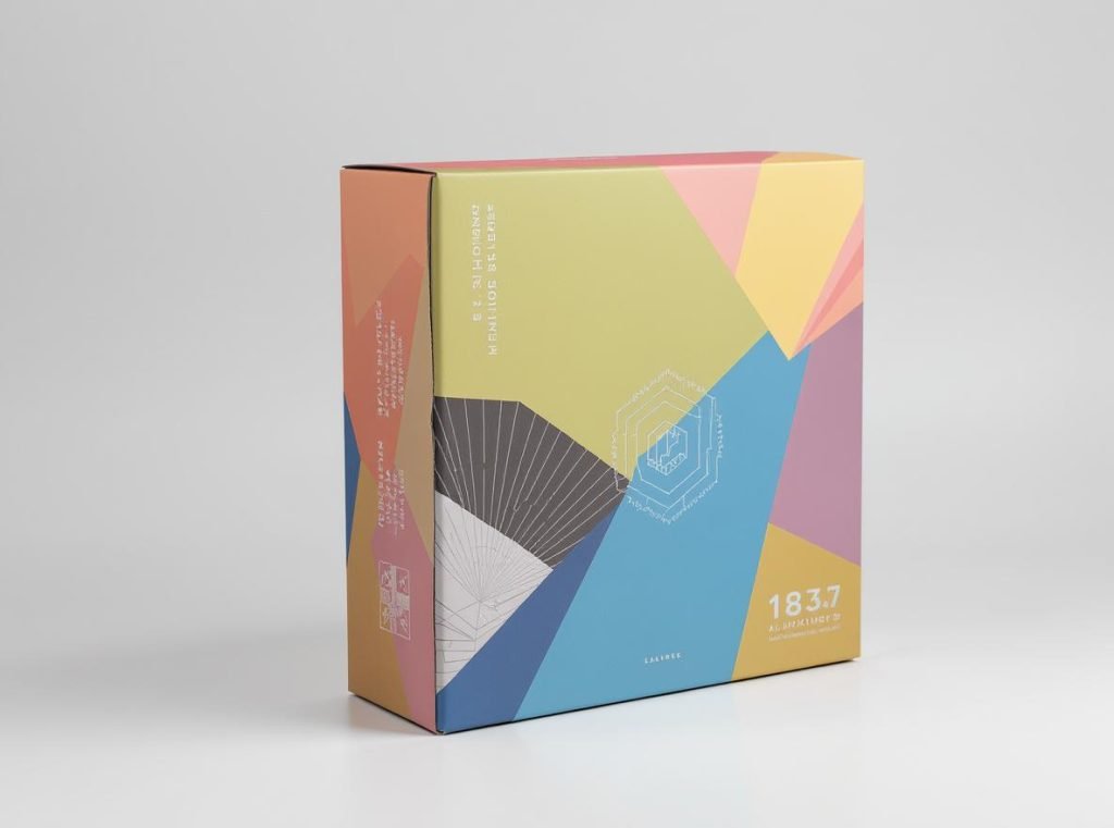 Custom printed corrugated boxes with branding and logo designs for marketing