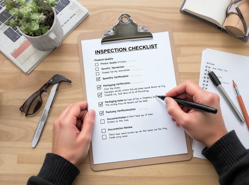 Comprehensive PSI checklist covering product quality, quantity, packaging, and compliance