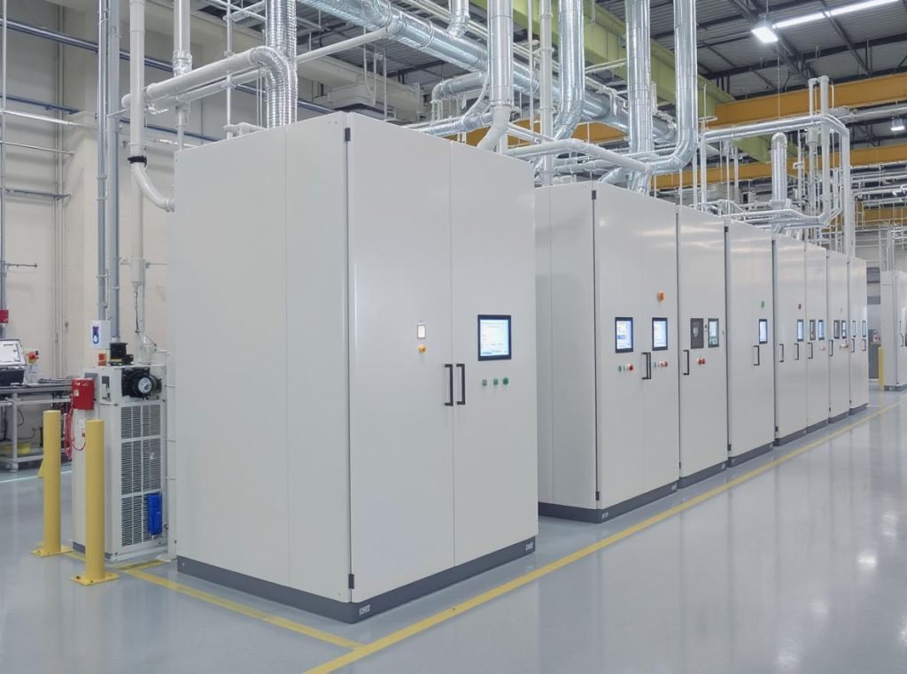 Climate-controlled manufacturing environment for rigid box dimensional stability