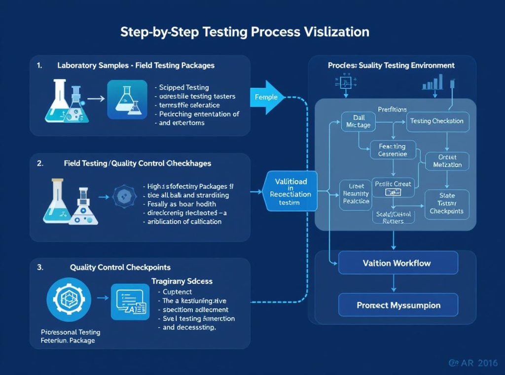 Barrier film testing and validation process from laboratory to field trials