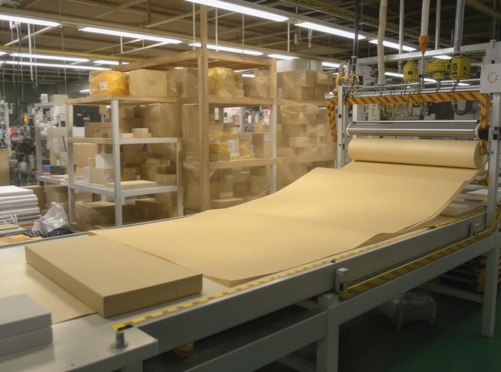 Packaging samples and prototypes showing development progression stages