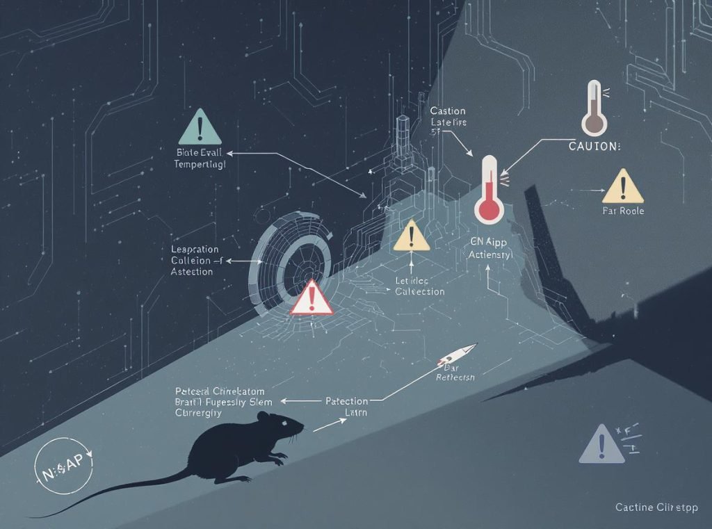 Illustration showing limitations and considerations for Mylar bag storage including rodent protection