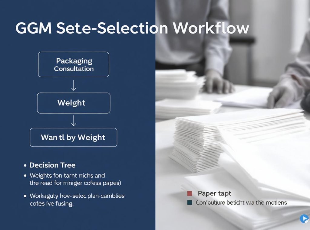 Complete GSM paper packaging selection guide summary and workflow