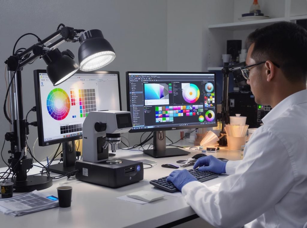 Advanced color matching technology and equipment for packaging production