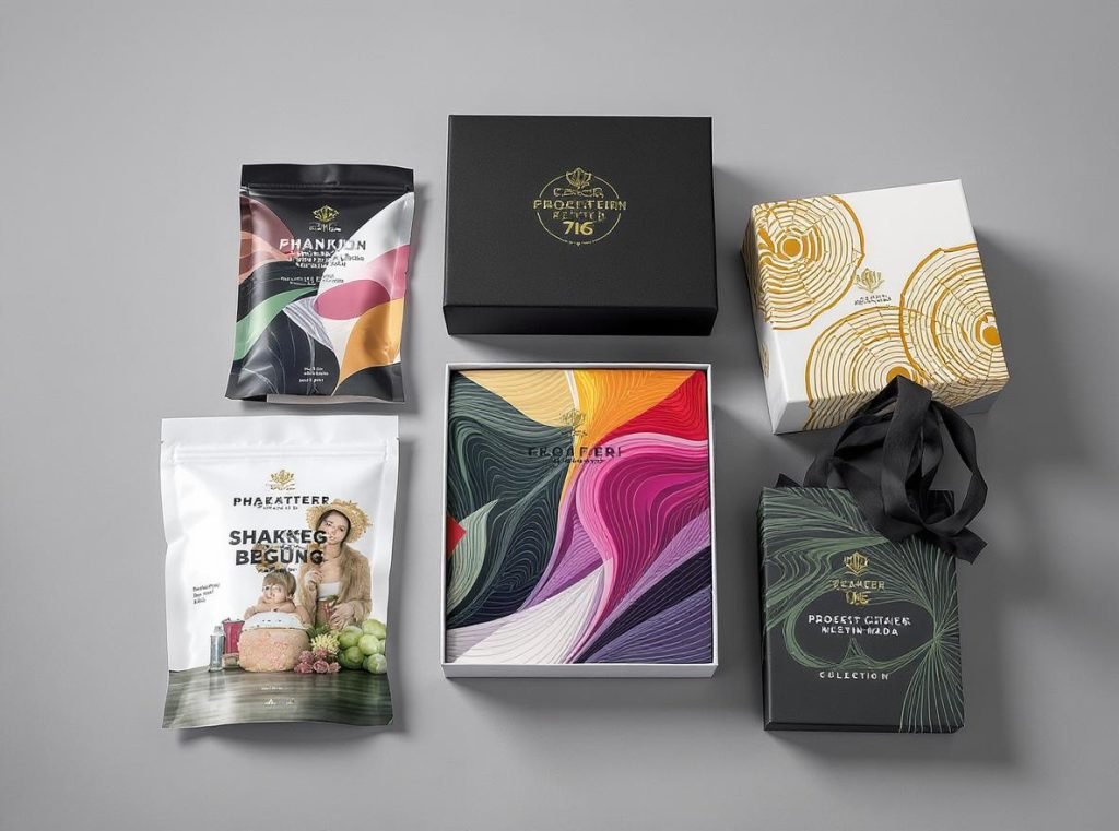 Perfect custom box design integrating all five essential design elements for maximum impact
