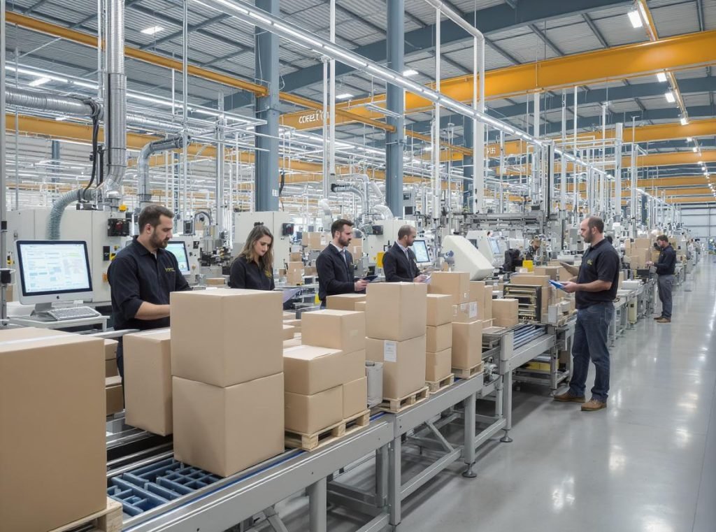 Acreet packaging factory with professional holiday production management systems