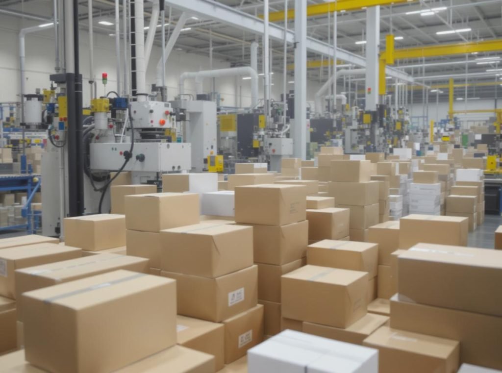 Professional rigid box manufacturing facility with quality control and sustainable practices