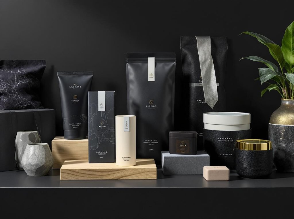 Latest trends in luxury packaging finishes including sustainable materials and minimalist design approaches
