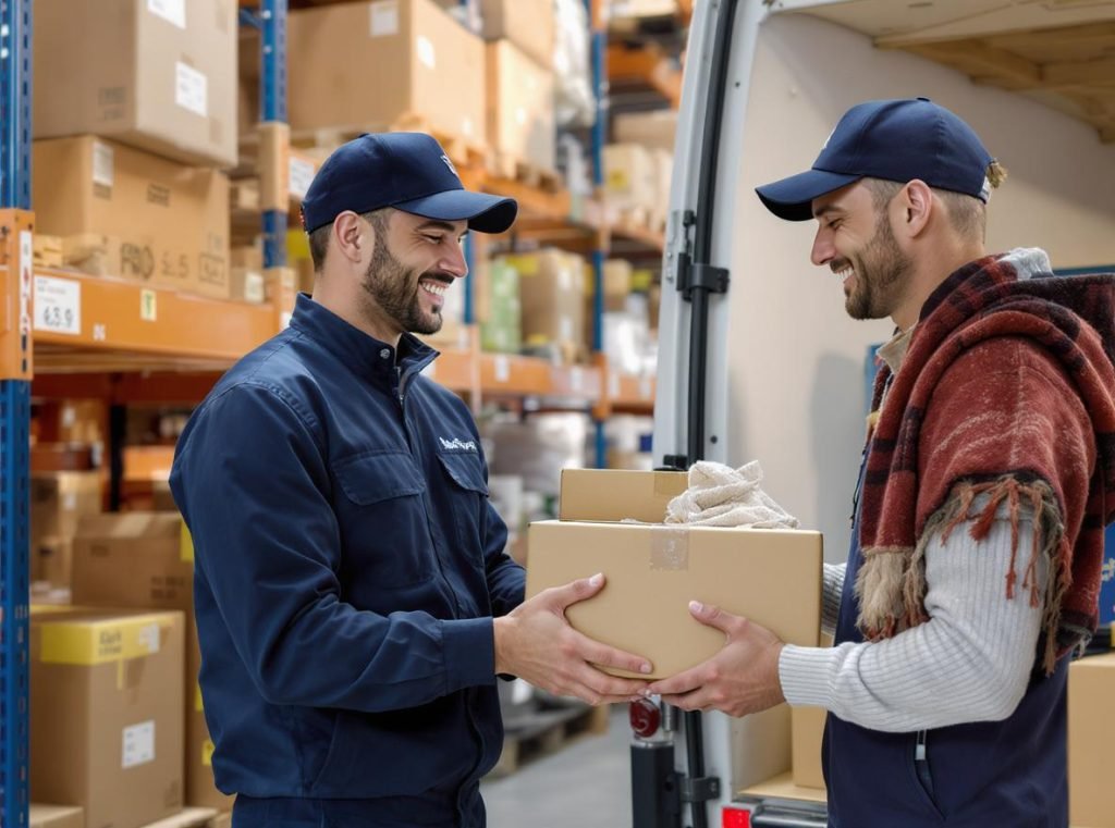 Successful e-commerce shipping with corrugated boxes ensuring customer satisfaction