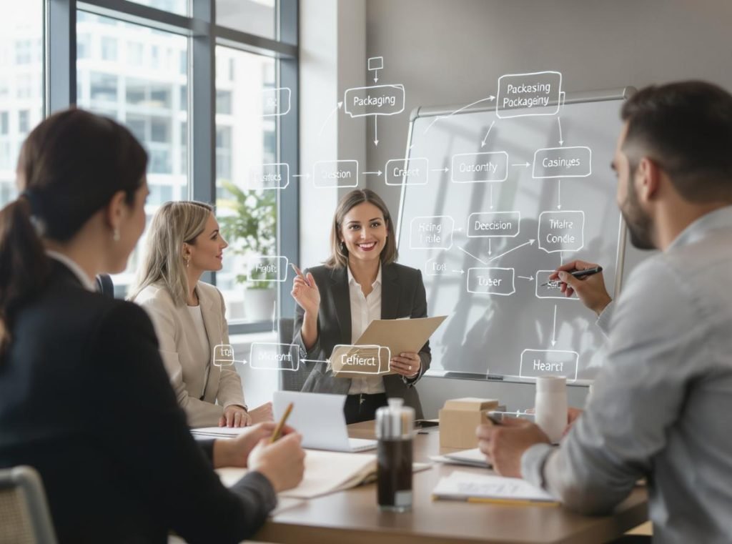 Business decision making process for choosing between rigid box types